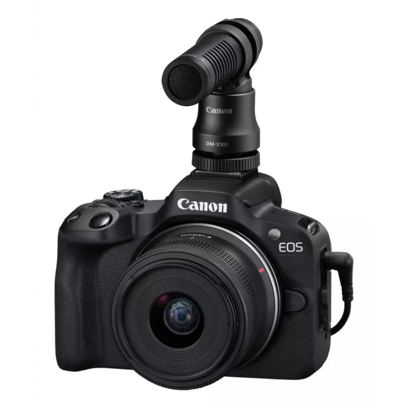 Canon EOS R50, juoda + RF-S 18-45mm F4.5-6.3 IS STM rinkinys, 24,2 MP, 6000 x 4000 pikselių, CMOS, 4K Ultra HD, liečiamasis ekranas, juoda