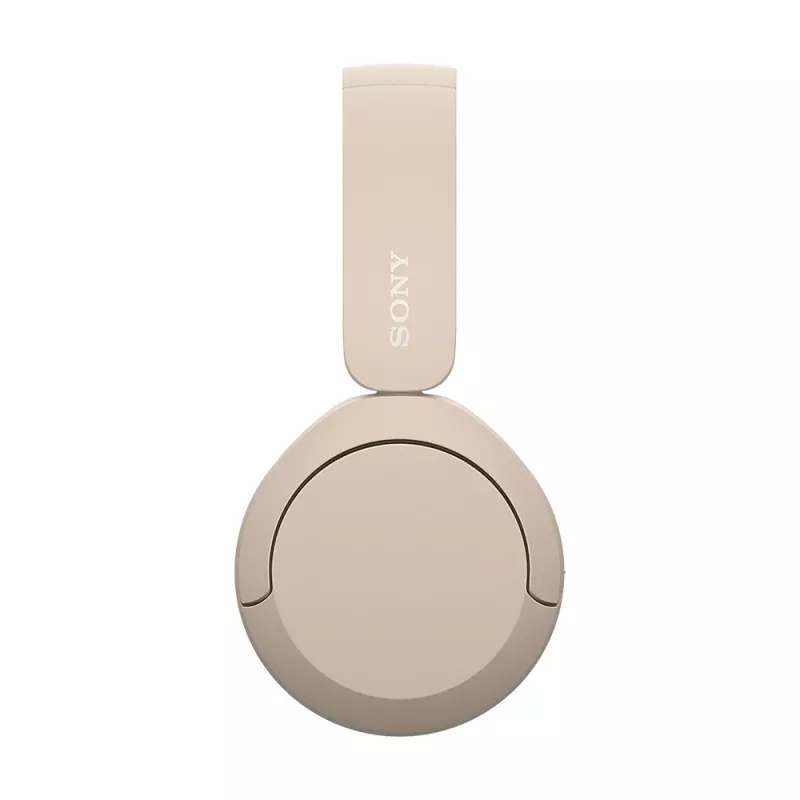 Sony WH-CH520 Belaidės ausinės ant galvos, skirtos skambučiams/muzikai, USB Type-C, Bluetooth, įkrovimo stovas, kreminė