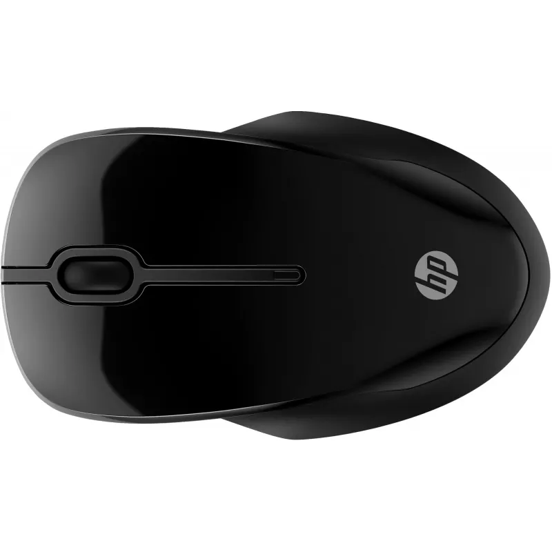 HP 250 Dual Mouse, ambidekstrinė, Bluetooth + USB Type-A, 1600 DPI, juoda