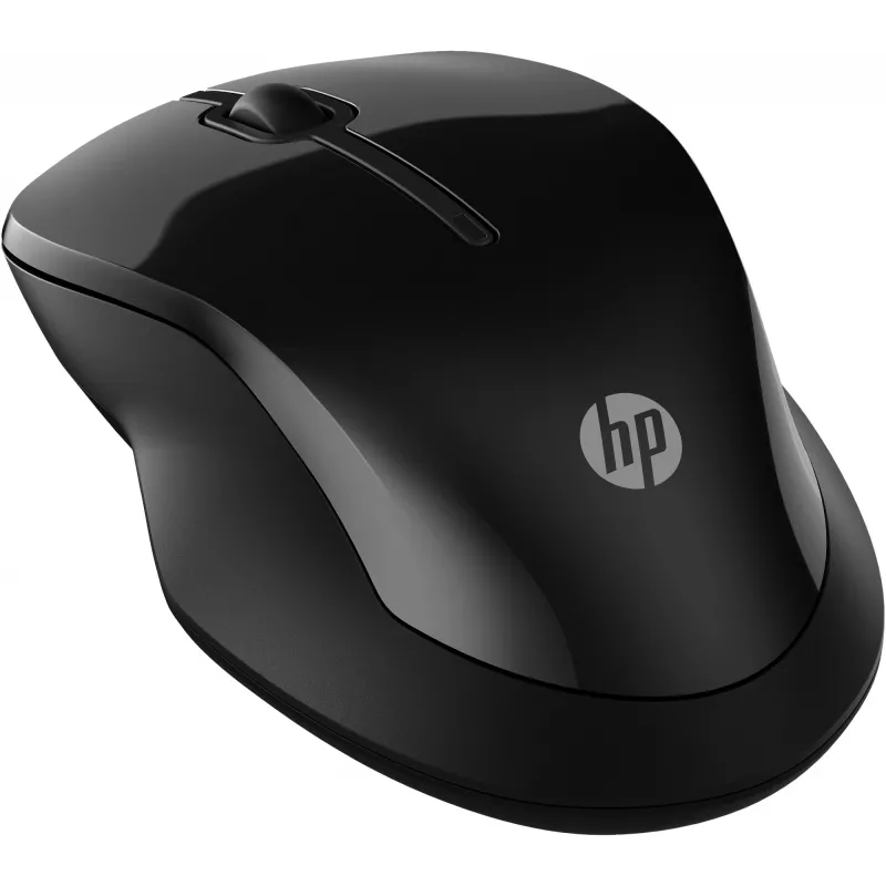 HP 250 Dual Mouse, ambidekstrinė, Bluetooth + USB Type-A, 1600 DPI, juoda