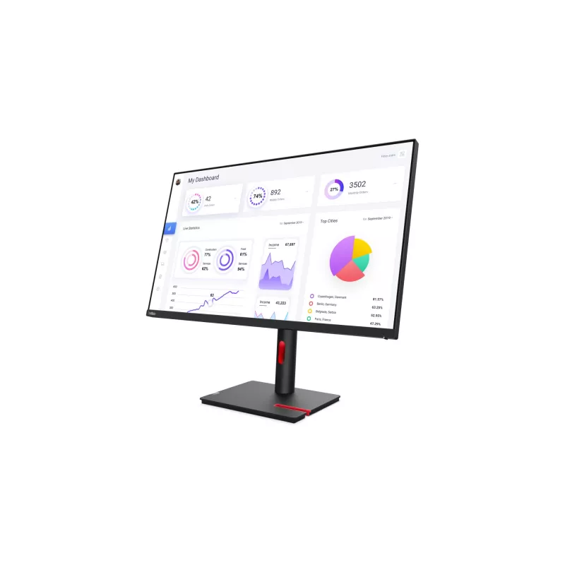 Lenovo ThinkVision T32p-30 kompiuterio monitorius 80 cm (31,5 colio) 3840 x 2160 pikseliai 4K Ultra HD LED juodas