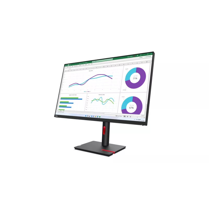 Lenovo ThinkVision T32h-30 kompiuterio monitorius 80 cm (31,5 colio) 2560 x 1440 pikselių Quad HD LED juodas