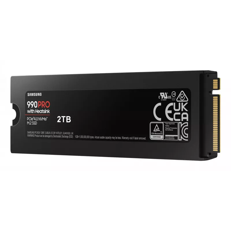 SSD diskas Samsung 990 PRO su Heatsink 2000 GB M.2 2280 M.2 NVMe MZ-V9P2T0CW