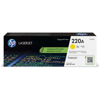 HP 220A geltona originali LaserJet tonerio kasetė, 1800 puslapių