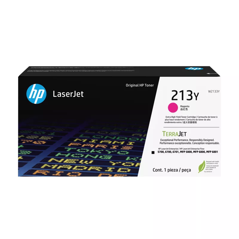 HP 213Y itin didelio našumo purpurinis Originalius LaserJet dažų kasetė