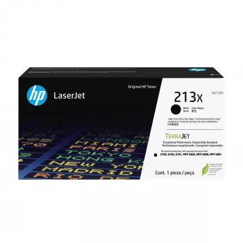 HP 213X didelės išeigos juoda originali LaserJet tonerio kasetė, 9000 puslapių, juoda, 1 vnt.