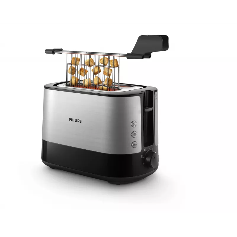Philips Viva Collection HD2635/90 skrudintuvas 7 2 riekės (-ių) Juoda, Titanas