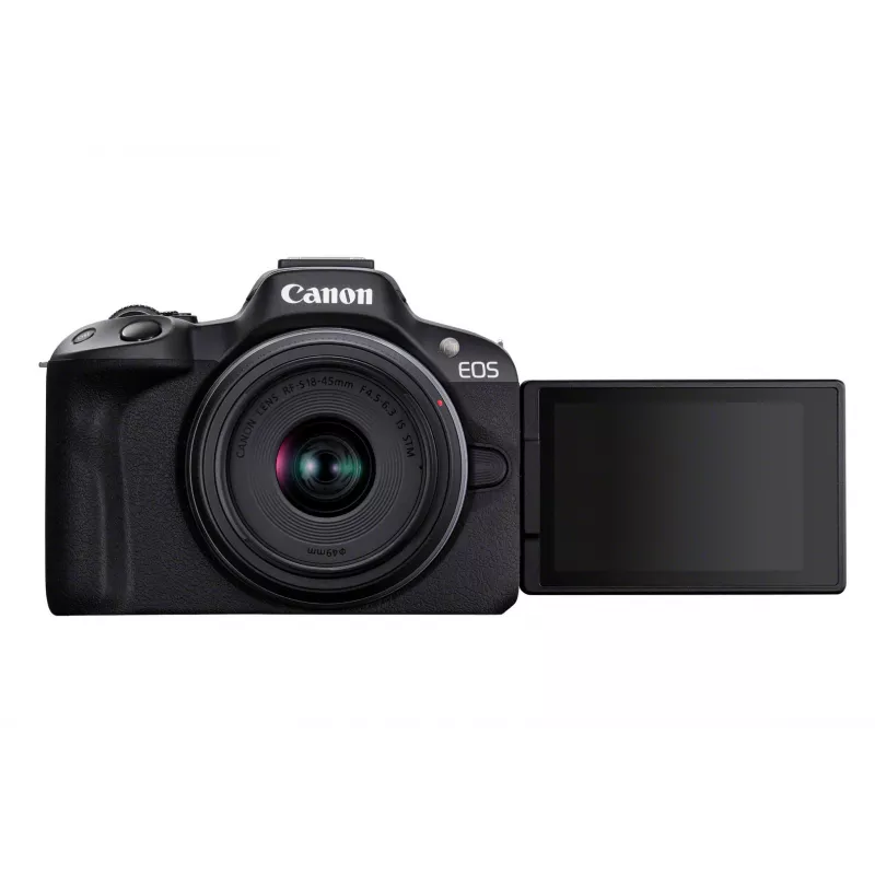 Veidrodinis fotoaparatas Canon EOS R50 juodas 24,2 MP 4K Ultra HD