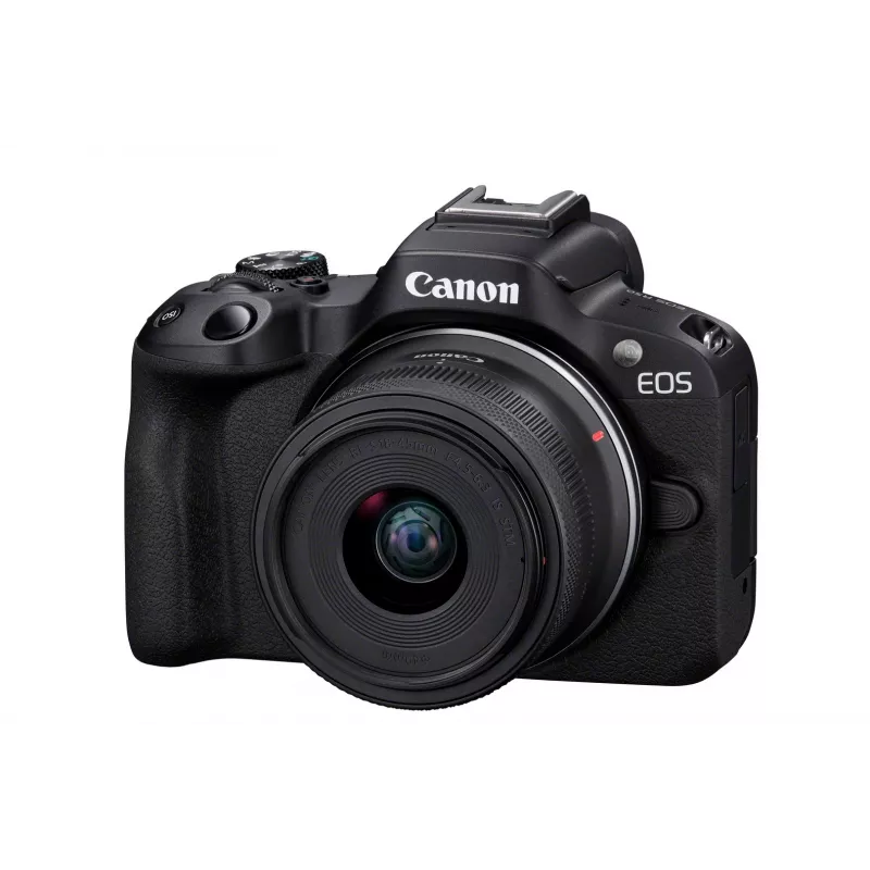 Veidrodinis fotoaparatas Canon EOS R50 juodas 24,2 MP 4K Ultra HD