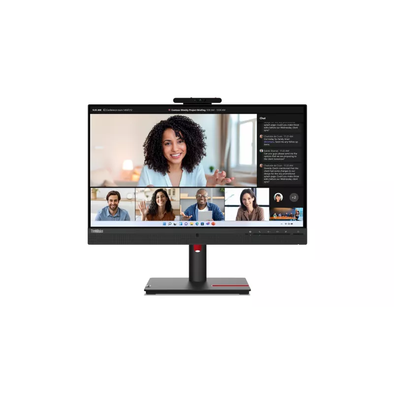 Lenovo ThinkVision T24mv-30 monitorius, 60,5 cm (23,8 colių), 1920 x 1080 pikselių, Full HD, LED, 6 ms, juodas