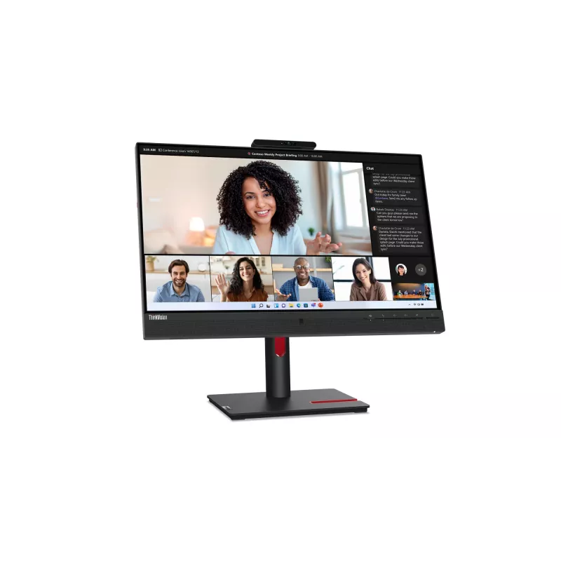 Lenovo ThinkVision T24mv-30 monitorius, 60,5 cm (23,8 colių), 1920 x 1080 pikselių, Full HD, LED, 6 ms, juodas