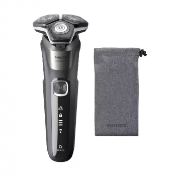 Philips SHAVER Series 5000 S5887/10 drėgnam ir sausam skutimuisi skirtas elektrinis skustuvas ir minkštas dėklas