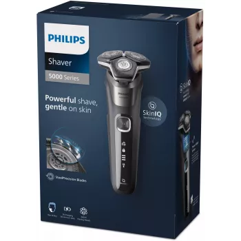 Philips SHAVER Series 5000 S5887/10 drėgnam ir sausam skutimuisi skirtas elektrinis skustuvas ir minkštas dėklas