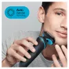 Braun Series 5 51-M1200s vyriškas barzdaskutė Folijinė barzdaskutė Trimeris Juoda, Mėlyna