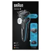 Braun Series 5 51-M1200s vyriškas barzdaskutė Folijinė barzdaskutė Trimeris Juoda, Mėlyna