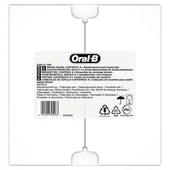 Toothbrush Head Oral-B Kids 81748472 8 pcs Extra Soft Multicolour