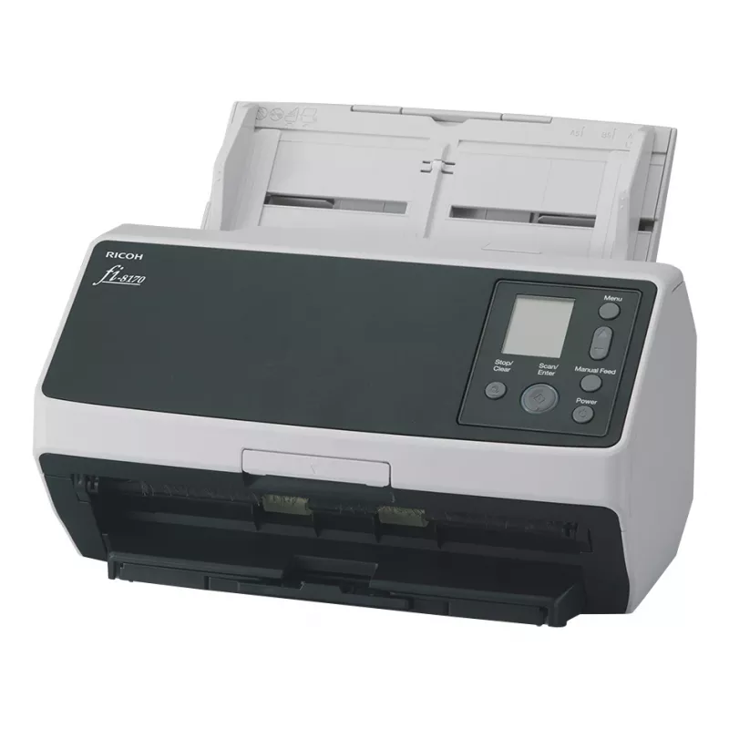Ricoh fi-8170 ADF + rankinis tiektuvas skaitytuvas 600 x 600 DPI A4 juoda, pilka
