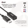 CLUB3D DisplayPort1.4 į HDMI 4K120Hz/8K60Hz HDR aktyvus adapteris M/F