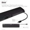 CLUB3D USB Gen1 Type-C Triple Display DP1.4 Alt mode Smart PD3.0 Charging Dock su 100 vatų maitinimo šaltiniu