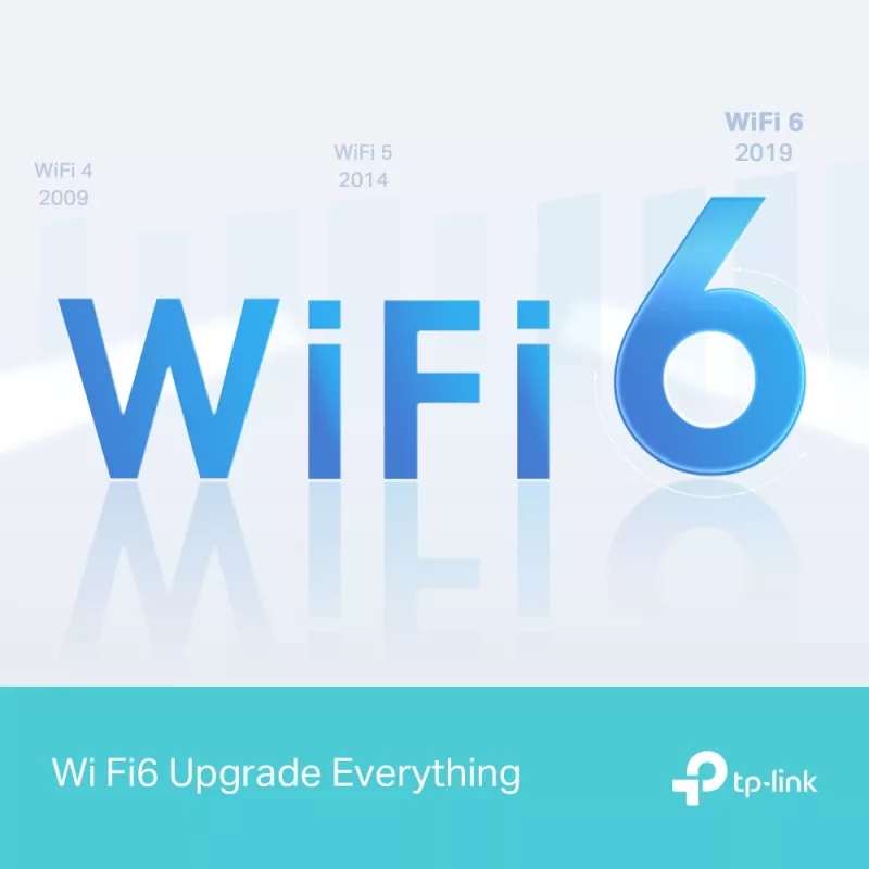 TP-Link Archer AX1500 Wi-Fi 6 maršrutizatorius, Wi-Fi 6 (802.11ax), dviejų juostų (2,4 GHz / 5 GHz), Ethernet LAN, juodas, stalinis maršrutizatorius
