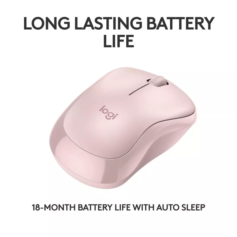 LOGITECH M240 Tylioji pelė - Bluetooth - Rožinė
