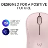 LOGITECH M240 Tylioji pelė - Bluetooth - Rožinė