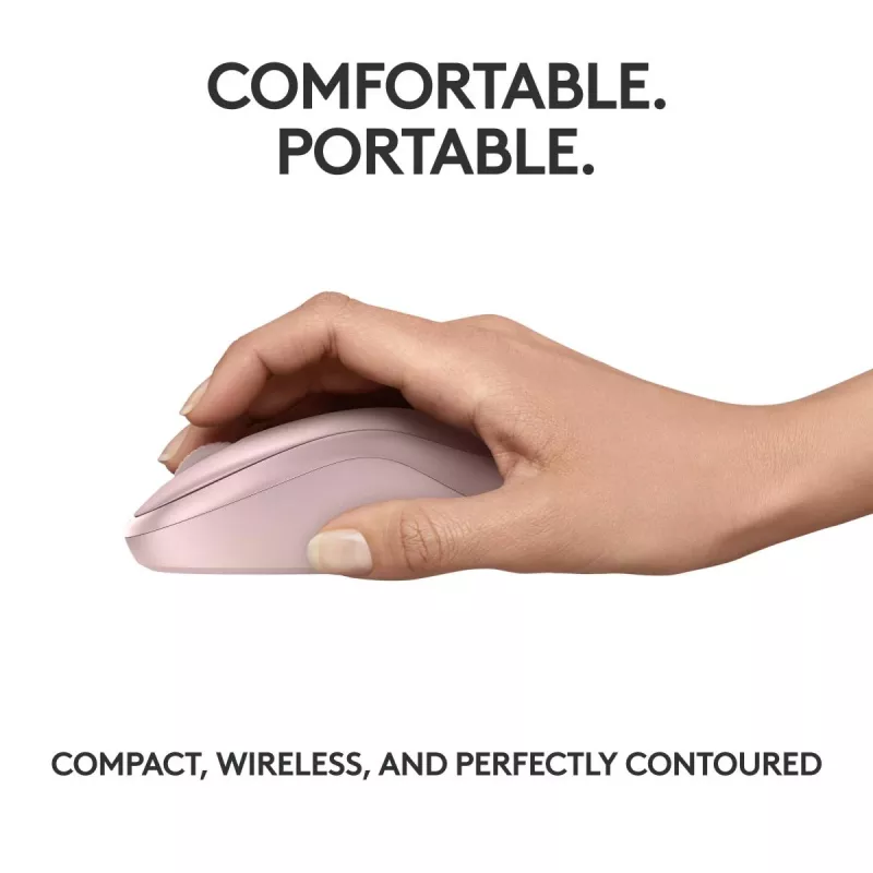 LOGITECH M240 Tylioji pelė - Bluetooth - Rožinė