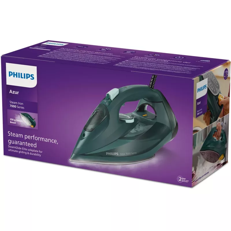 Philips 7000 series DST7050/70 lygintuvas Garinis lygintuvas SteamGlide Elite padas 2800 W Žalia