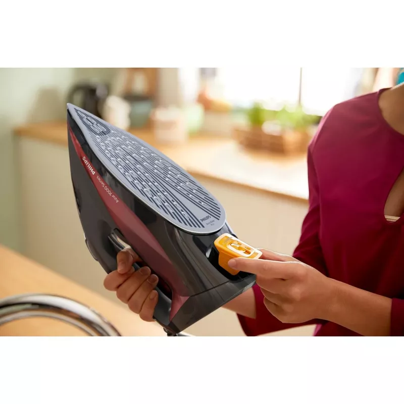 Philips 7000 serijos DST7022/40 lygintuvas Garinis lygintuvas SteamGlide Plus pado plokštė 2800 W Juoda
