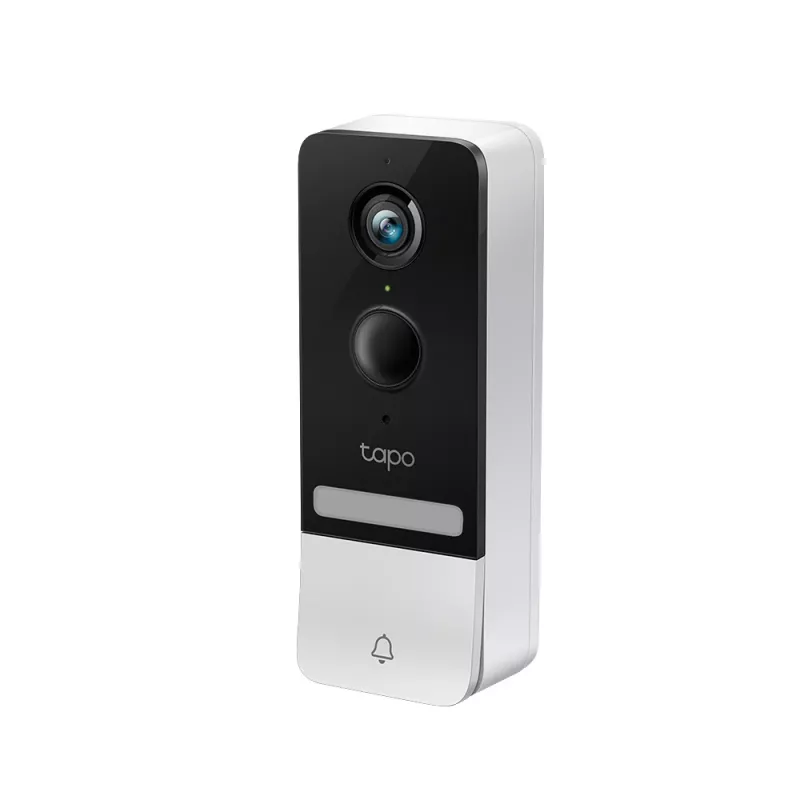 TP-Link Tapo išmanusis vaizdo durų skambučio rinkinys, juoda, balta, IR, CE, RoHS, RCM, R-NZ, FCC, EAC, Triman, UKCA, G.711, 5 MP, 2560 x 1920 pikseliai