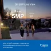 TP-Link Tapo išmanusis vaizdo durų skambučio rinkinys, juoda, balta, IR, CE, RoHS, RCM, R-NZ, FCC, EAC, Triman, UKCA, G.711, 5 MP, 2560 x 1920 pikseliai