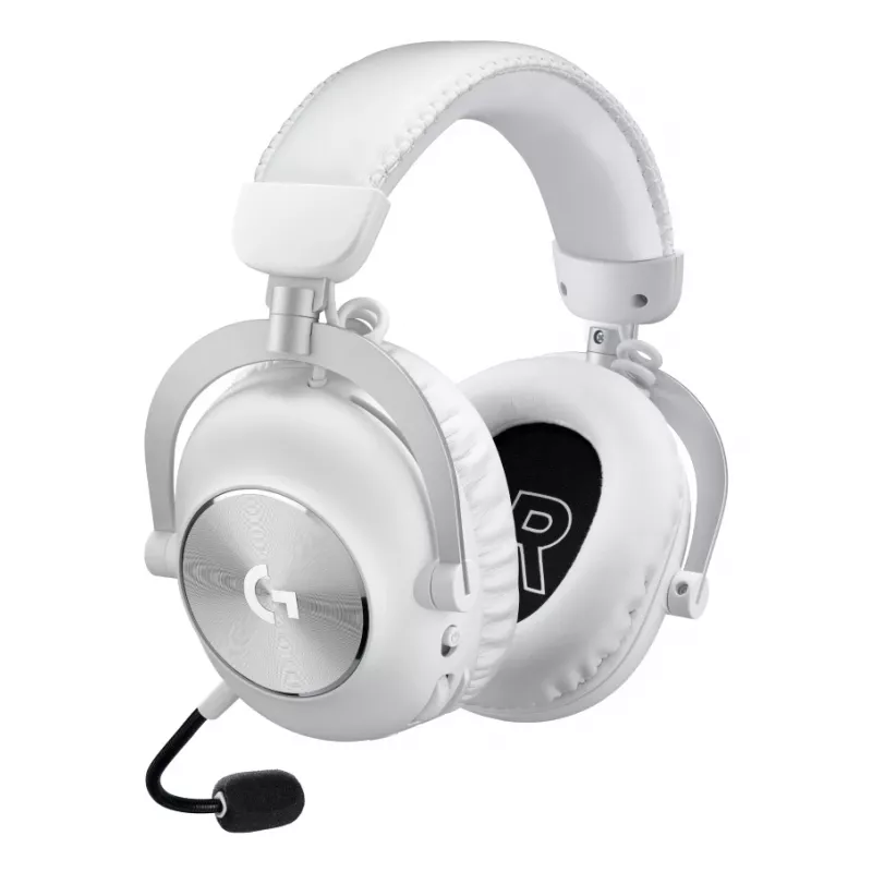LOGITECH Pro X 2 Lightspeed belaidės žaidimų ausinės - balta