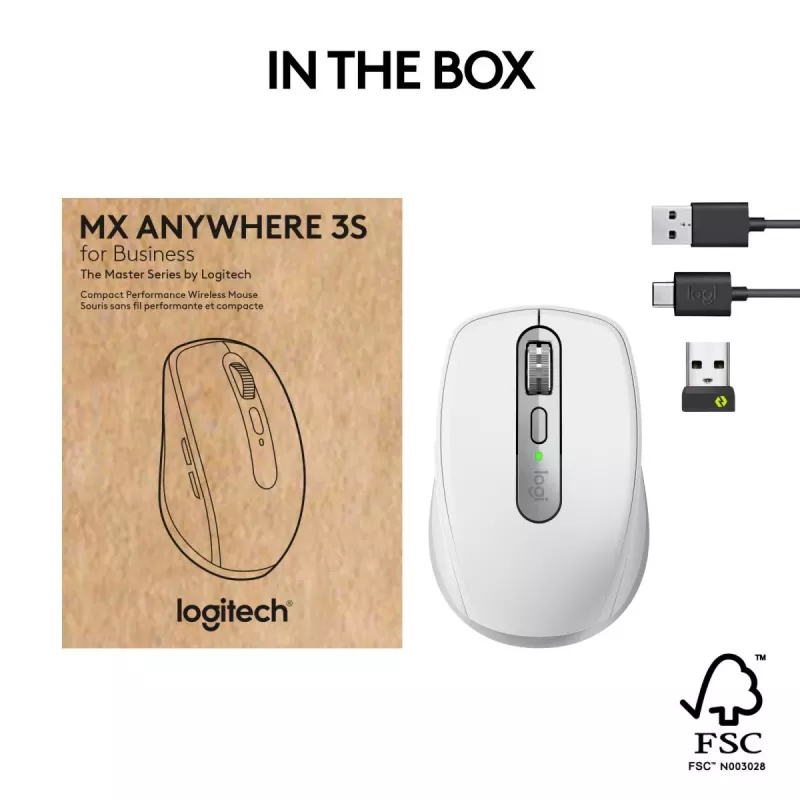 LOGITECH Mx Anywhere 3s For Business - Pale Pilka - Emea28-935