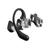 SHOKZ OpenFit ausinės belaidės užkabinamos už ausies skambučiams/muzikai/sportui/kasdienai Bluetooth juodos
