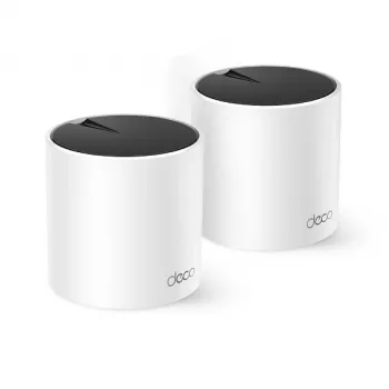TP-Link DECO X55 (2 komplektas) Dviejų juostų (2,4 GHz / 5 GHz) Wi-Fi 6 (802.11ax) Baltas 3 vidinės