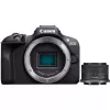 Canon EOS R100 + RF-S 18-45mm F4.5-6.3 IS STM rinkinys MILC 24,1 MP CMOS 6000 x 4000 pikselių juoda