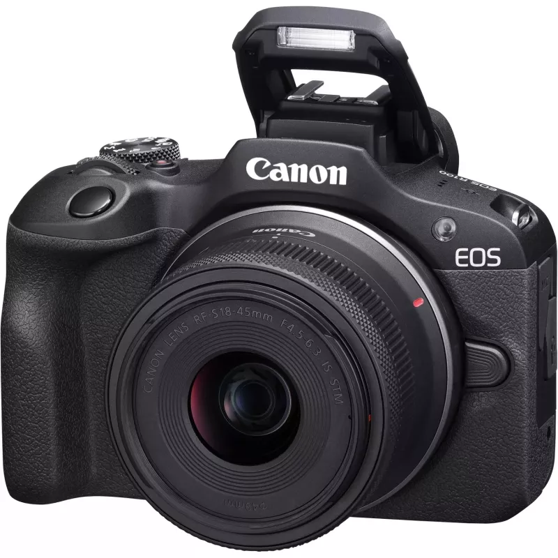 Canon EOS R100 + RF-S 18-45mm F4.5-6.3 IS STM rinkinys MILC 24,1 MP CMOS 6000 x 4000 pikselių juoda
