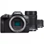 Canon EOS R100 + RF-S 18-45mm F4.5-6.3 IS STM + RF-S 55-200mm F5-7.1 IS STM rinkinys, 24,1 MP, 6000 x 4000 pikselių, CMOS, 4K Ultra HD, 309 g, Juoda