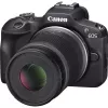 Canon EOS R100 + RF-S 18-45mm F4.5-6.3 IS STM + RF-S 55-200mm F5-7.1 IS STM rinkinys, 24,1 MP, 6000 x 4000 pikselių, CMOS, 4K Ultra HD, 309 g, Juoda