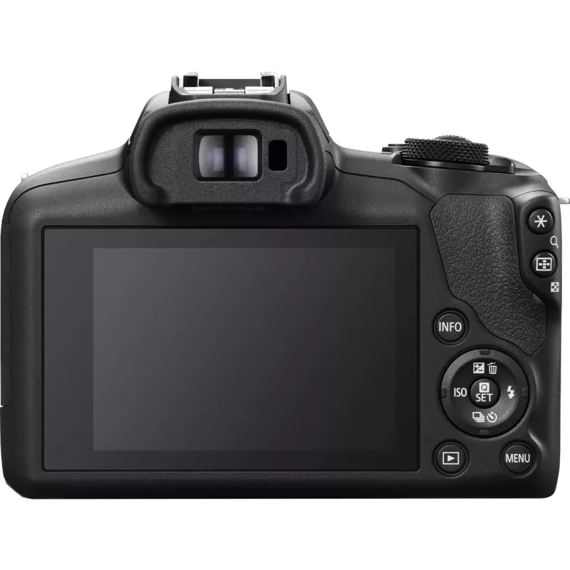 Canon EOS R100 + RF-S 18-45mm F4.5-6.3 IS STM + RF-S 55-200mm F5-7.1 IS STM rinkinys, 24,1 MP, 6000 x 4000 pikselių, CMOS, 4K Ultra HD, 309 g, Juoda