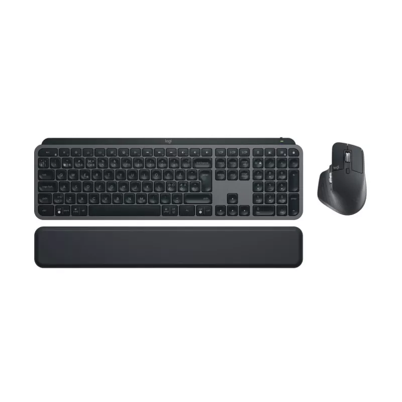 LOGITECH Mx Keys S Combo - Graphite - Qwerty Dansk/ Norsk/ Svenska/ Suomalainen