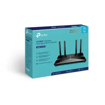 TP-Link Archer AX1800 belaidis maršrutizatorius Gigabit Ethernet dviejų juostų (2,4 GHz / 5 GHz) Juoda