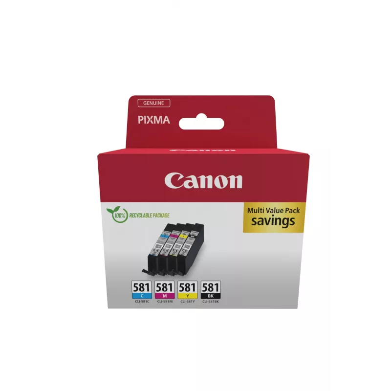 Canon 2103C007 rašalo kasetė 4 vnt. Originali juoda, žalsvai mėlyna, purpurinė, geltona