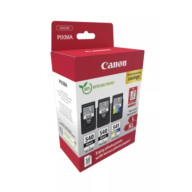 Canon 5224B015 rašalo kasetė 3 vnt. Originali juoda, žalsvai mėlyna, purpurinė, geltona