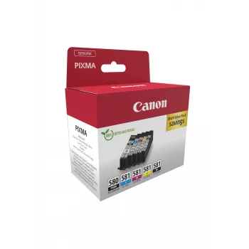 Canon 2078C007 rašalo kasetė 5 vnt. Originali juoda, mėlyna, žalsvai mėlyna, purpurinė, geltona