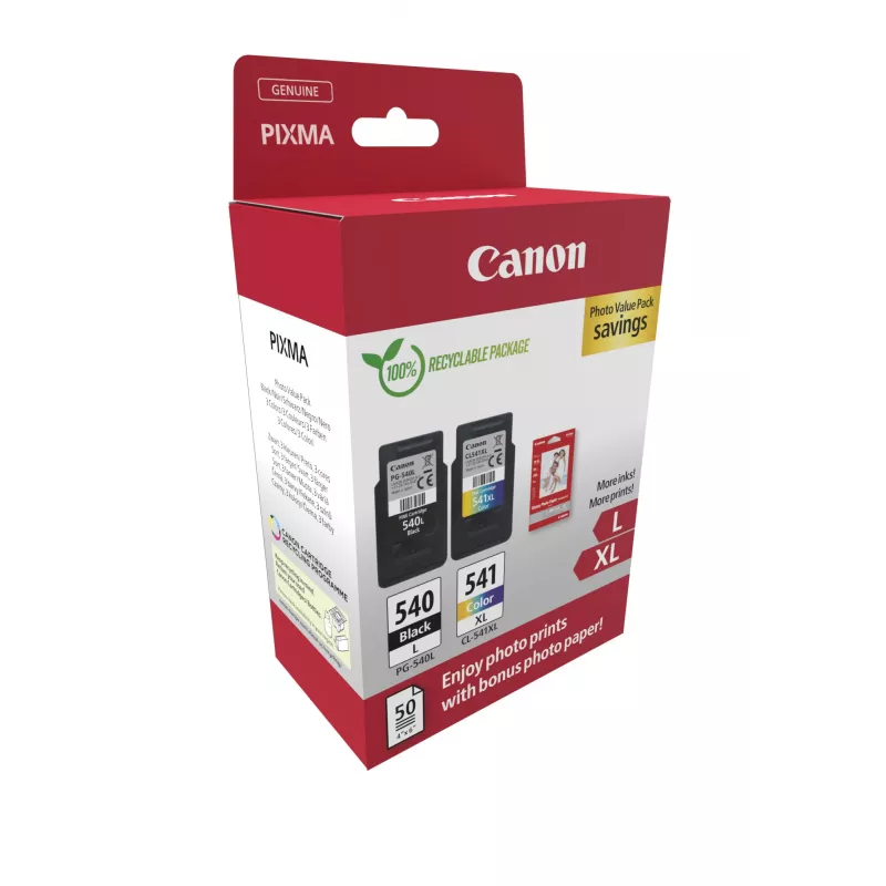 “Canon 5224B012” rašalo kasetė 2 vnt. Originali juoda, žydra, purpurinė, geltona