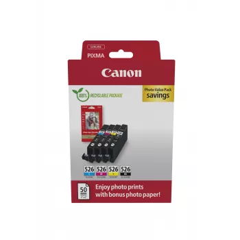 Canon 4540B019 rašalo kasetė 4 vnt. Originali juoda, žydra, purpurinė, geltona