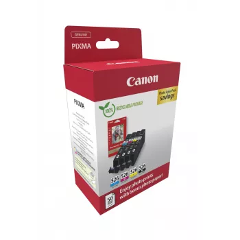 Canon 4540B019 rašalo kasetė 4 vnt. Originali juoda, žydra, purpurinė, geltona