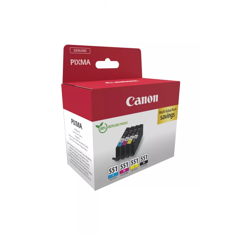 Canon 6509B015 rašalo kasetė 1 vnt. originali juoda, žydra, purpurinė, geltona