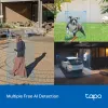 TP-Link Tapo lauko PTZ apsaugos „Wi-Fi“ kamera, IP apsaugos kamera, vidaus ir lauko, belaidė, CE, FCC, RoHS, RCM, lubinė, juoda, balta
